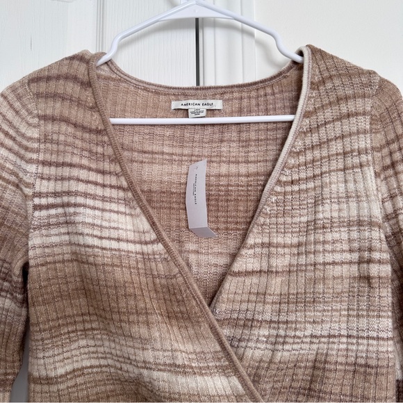 American Eagle Wrap Knit Sweater - Picture 3 of 11
